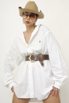 Maxi camisa branca POLO BY RALP LAUREN - comprar online