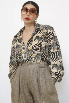 Imagem do Camisa zebra manga longa vintage