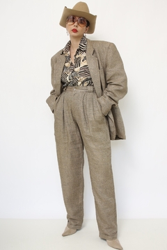 Conjunto Blazer + Calça bege forrado - loja online