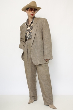 Conjunto Blazer + Calça bege forrado