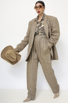 Conjunto Blazer + Calça bege forrado - loja online