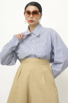 Camisa listras LACOSTE - Capichó Brechó