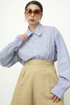 Camisa listras LACOSTE - Capichó Brechó