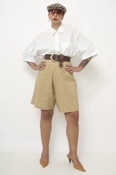 Camisa branca classica rustica - comprar online