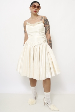 Vestido corset chanpangne na internet