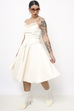 Vestido corset chanpangne - Capichó Brechó