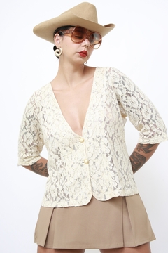 Camisa renda brilho terninho - comprar online