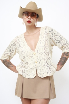 Camisa renda brilho terninho - comprar online