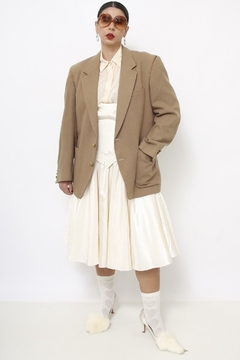 Blazer bege camel lã - Capichó Brechó