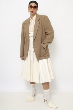 Imagem do Blazer bege camel lã