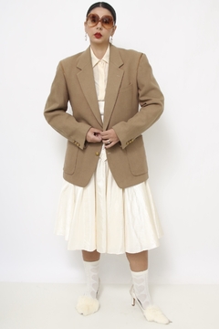 Blazer bege camel lã - loja online
