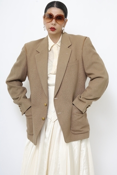 Blazer bege camel lã na internet