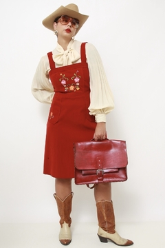 Mochila 100% couro marsala - loja online