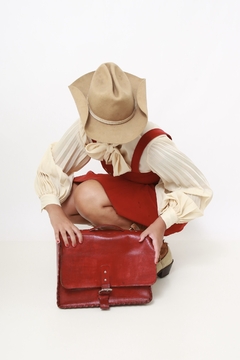 Mochila 100% couro marsala na internet