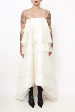 Saia vestido de noiva usado como T.Q.C - loja online
