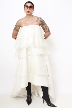 Saia vestido de noiva usado como T.Q.C - comprar online