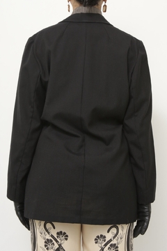 Blazer preto classico vintage - loja online