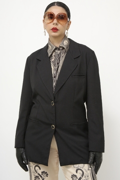 Blazer preto classico vintage - comprar online