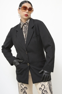 Imagem do Blazer preto classico vintage