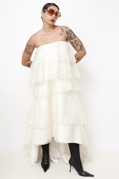 Saia vestido de noiva usado como T.Q.C - comprar online