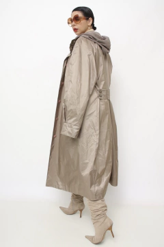 Maxi casaco refletivo forro matelasse removivel