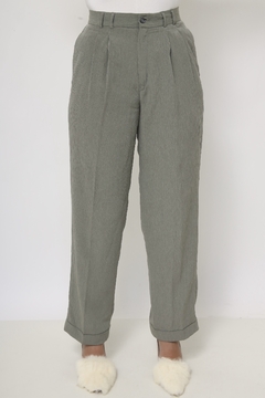 Conjunto Dominique cinza Blazer + Calça - loja online