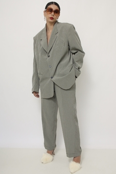 Imagem do Conjunto Dominique cinza Blazer + Calça