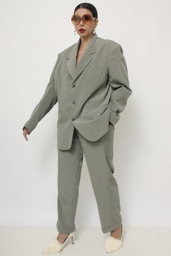 Imagem do Conjunto Dominique cinza Blazer + Calça