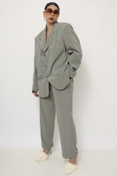 Imagem do Conjunto Dominique cinza Blazer + Calça