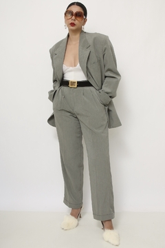 Conjunto Dominique cinza Blazer + Calça - comprar online