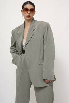 Conjunto Dominique cinza Blazer + Calça - comprar online