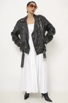 Jaqueta Biker couro legitimo - comprar online
