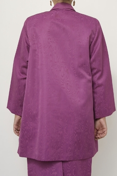Conjunto roxo BLAZER + SAIA - loja online