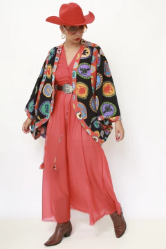 Kimono estampado 100% seda BDLN - comprar online