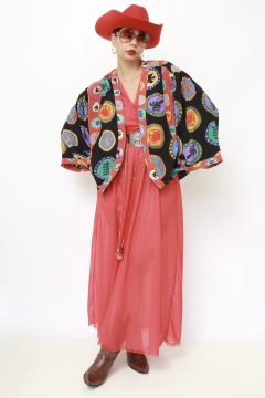 Imagem do Kimono estampado 100% seda BDLN