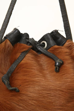 Bolsa rústica pele couro vintage - comprar online