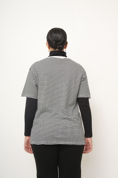 Camiseta LACOSTE listras vintage - loja online
