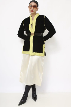 Blazer veludo preto forrado vintage na internet