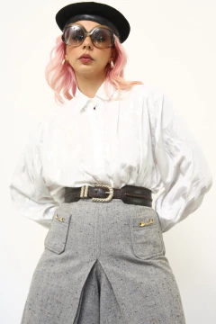 Camisa manga longa gola alta