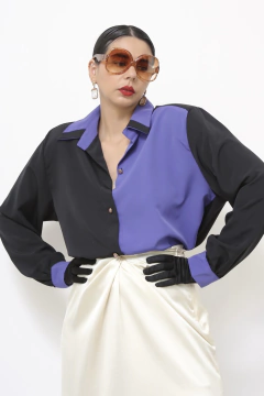 Camisa preta det roxa vintage - comprar online