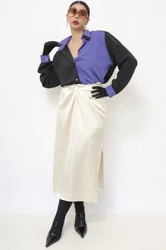 Camisa preta det roxa vintage - comprar online