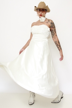 Imagem do Vestido noiva drapeado flor
