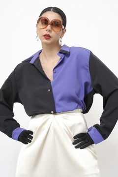 Camisa preta det roxa vintage - loja online