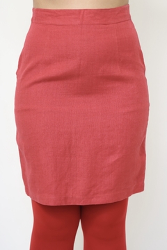 Conjunto rami vermelho SAIA + BLAZER - Capichó Brechó