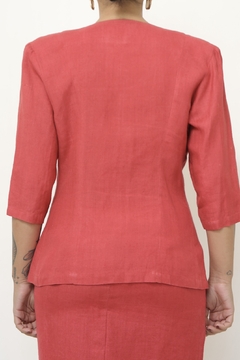 Conjunto rami vermelho SAIA + BLAZER - loja online