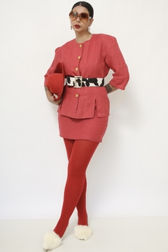 Conjunto rami vermelho SAIA + BLAZER - loja online
