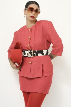 Imagem do Conjunto rami vermelho SAIA + BLAZER
