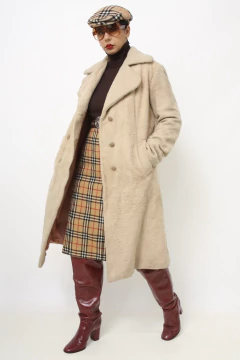 Casaco pelucia bege forradao CGC - loja online