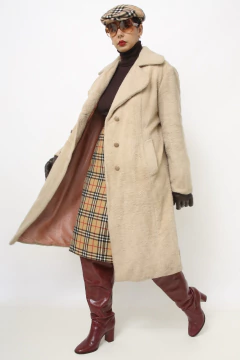 Casaco pelucia bege forradao CGC na internet