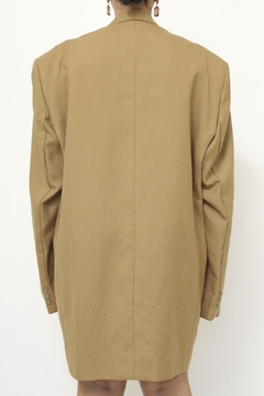 Blazer linho Maxi classico vintage na internet